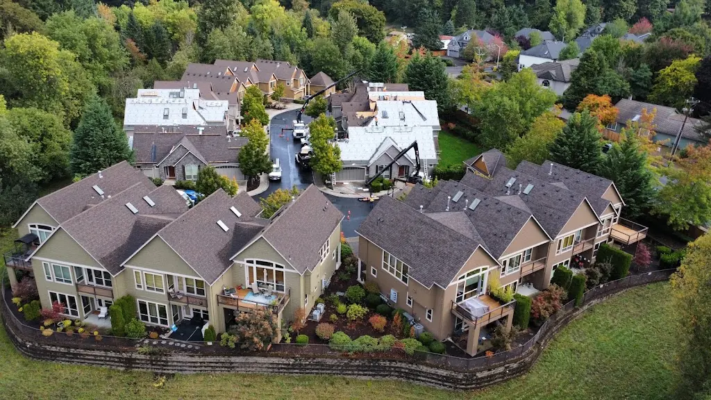 Completed roofs installed by Remarkable Roofing
